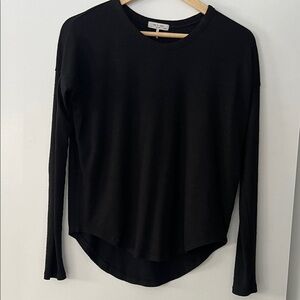 rag & bone Black Long Sleeve Tee
